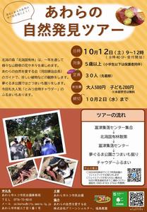 自然発見ツアーちらし
