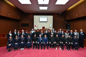 中学生議会集合写真