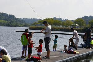 親子魚釣り体験
