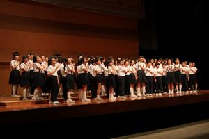 金津小学校の合唱