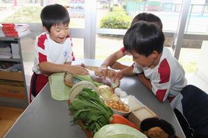 地場産の食材