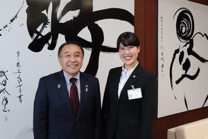 森市長と神尾さんの画像