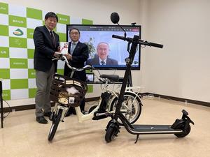 日本旅行レンタサイクル寄贈の写真