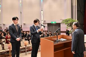 二十歳の決意の様子