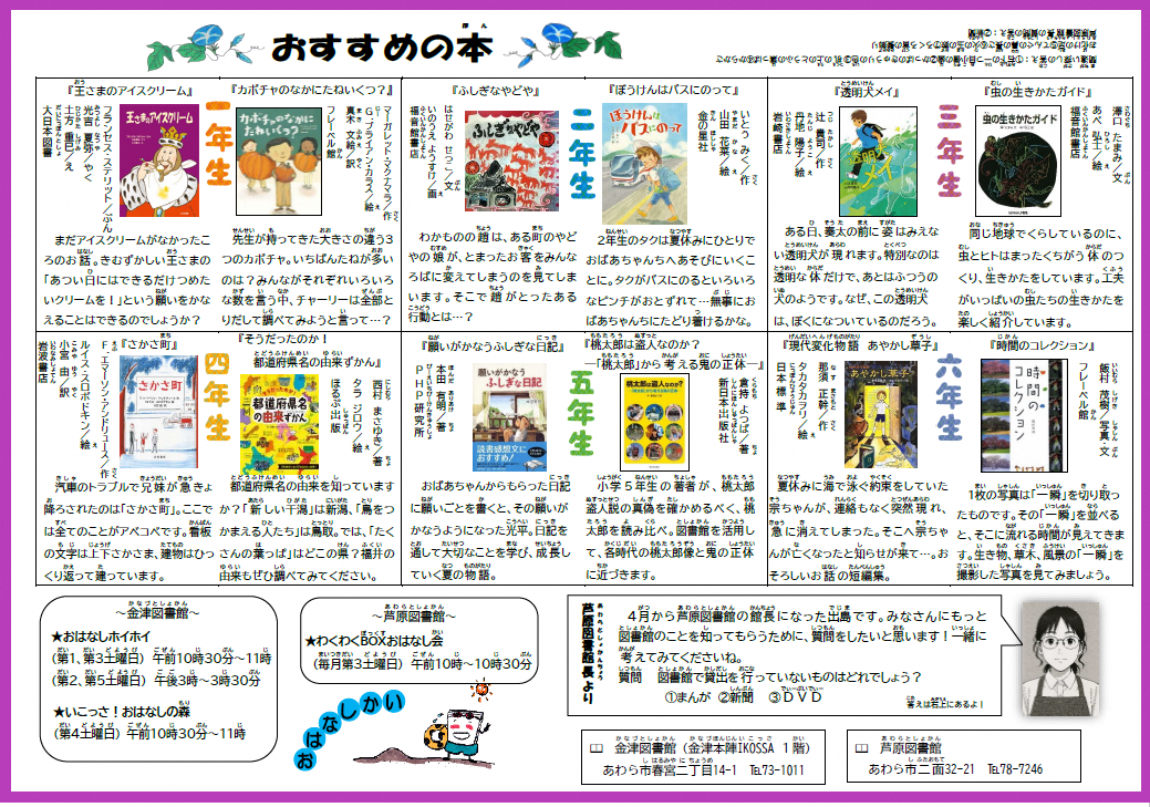 図書館だより 裏