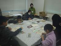 エコバッグ製作様子